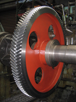 Double helical gear at Gear Design & Service Pty Ltd