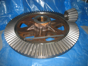 Large straight bevel gear at Gear Design & Service Pty Ltd